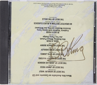 1990 B.B King Autographed "Everyday I have the Blues" CD Cover (PSA/DNA)